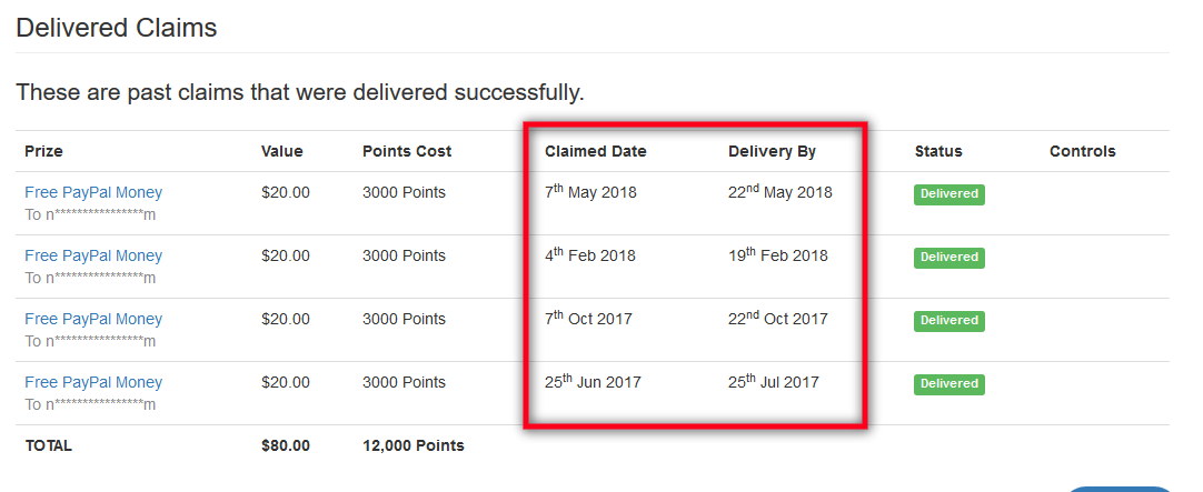 points prizes coupon code generator